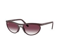 Ray - Ban Unisex Ray - Ban RB4453 64458H Lunettes de soleil Jeter un coup d'œil Violet Violet Pillow Normale Ombré