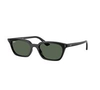 Ray-Ban Unisex Sunglass Zaya Bio-Based - Couleur du Monture: Noir, Couleur de Lentille: Vert foncé