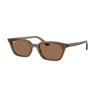 Ray-Ban Unisex Sunglass Zaya Bio-Based - Couleur du Monture: Transparent Marron, Couleur de Lentille: Marron foncé