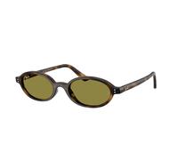 Ray - Ban Unisex Ray - Ban RB4472 1359/2 Lunettes de soleil Injecté Tortue Vert Ronde Normale