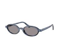 Ray - Ban Unisex Ray - Ban RB4472 6855/1 Lunettes de soleil Injecté Bleu Gris Ronde Normale