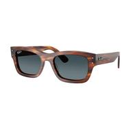Ray - Ban Unisex Ray - Ban RB7683S JOSEPH 954/S3 Lunettes de soleil Acétate Marron Bleu Carré Polarisé Ombré