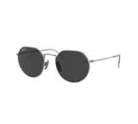 Ray - Ban Unisex Ray - Ban RB8165 920948 Lunettes de soleil Titane Argent Noir Géométrique Polarisé