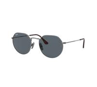 Ray - Ban Unisex Ray - Ban RB8165 9244R5 Lunettes de soleil Titane Gris Bleu Géométrique Normale