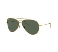 Ray - Ban Unisex Ray - Ban RBR0101S AVIATOR REVERSE 001/VR Lunettes de soleil Métal Or G15 Pilote Normale