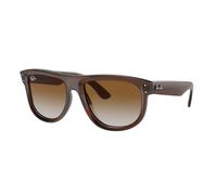 Ray - Ban Unisex Ray - Ban RBR0501S BOYFRIEND REVERSE 6709CB Lunettes de soleil Injecté Marron Marron Carré Normale Ombré