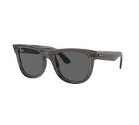 Ray - Ban Unisex Ray - Ban RBR0502S WAYFARER REVERSE 6707GR Lunettes de soleil Acétate Gris Gris Carré Normale