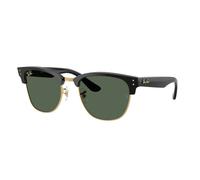Ray - Ban Unisex Ray - Ban RBR0504S CLUBMASTER REVERSE 6677VR Lunettes de soleil Acétate Noir Vert Carré Normale