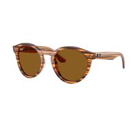 Ray - Ban Unisex Ray - Ban RBR0505S 679183 Lunettes de soleil Acétate Marron Marron Pantos Polarisé