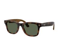 Ray - Ban Unisex Ray - Ban RW4011 Ray-Ban Meta (Gen 3) Wayfarer 690571 Lunettes intelligentes Injecté Tortue Vert G15 Carré Normale