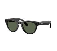 Ray - Ban Unisex Ray - Ban RW4013F Ray-Ban Meta (Gen 2) Headliner 601/71 Lunettes intelligentes Injecté Noir Vert G15 Pantos Normale