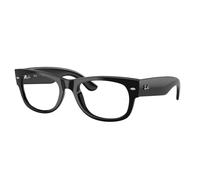 Ray - Ban Unisex Ray - Ban RX0832V MEGA WAYFARER II 2000 Montures optiques Acétate Noir Transparent Carré Normale