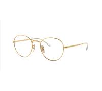 Ray - Ban Unisex Ray - Ban RX3582V DAVID 2500 Montures optiques Métal Or Transparent Pantos Normale