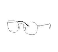 Ray - Ban Unisex Ray - Ban RX3694V JIM 2501 Montures optiques Métal Argent Transparent Géométrique Normale