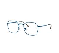 Ray - Ban Unisex Ray - Ban RX3694V JIM 2520 Montures optiques Métal Bleu Transparent Géométrique Normale