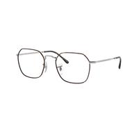Ray - Ban Unisex Ray - Ban RX3694V JIM 3178 Montures optiques Métal Havane Transparent Géométrique Normale