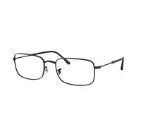 Ray - Ban Unisex Ray - Ban RX3746V 2509 Montures optiques Métal Noir Transparent Géométrique Normale