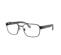 Ray - Ban Unisex Ray - Ban RX3751V 2509 Montures optiques Métal Noir Transparent Carré Normale