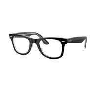 Ray - Ban Unisex Ray - Ban RX4340V WAYFARER EASE 2034 Montures optiques Acétate Noir Transparent Carré Normale