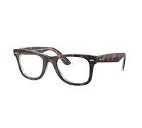 Ray - Ban Unisex Ray - Ban RX4340V WAYFARER EASE 8401 Montures optiques Acétate Tortue Transparent Carré Normale