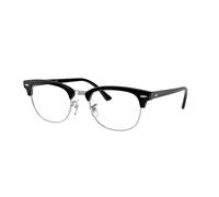 Ray - Ban Unisex Ray - Ban RX5154 CLUBMASTER 2000 Montures optiques Acétate Noir Transparent Carré Normale