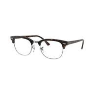 Ray - Ban Unisex Ray - Ban RX5154 CLUBMASTER 2012 Montures optiques Acétate Marron Transparent Carré Normale