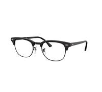 Ray - Ban Unisex Ray - Ban RX5154 CLUBMASTER 2077 Montures optiques Acétate Noir Transparent Carré Normale
