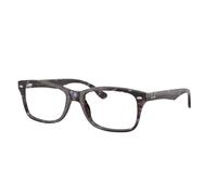 Ray - Ban Unisex Ray - Ban RX5228 8424 Montures optiques Acétate Bleu Transparent Carré Normale