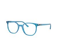 Ray - Ban Unisex Ray - Ban RX5397 ELLIOT 8442 Montures optiques Acétate Bleu Transparent Géométrique Normale
