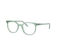 Ray - Ban Unisex Ray - Ban RX5397 ELLIOT 8443 Montures optiques Acétate Vert Transparent Géométrique Normale