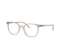 Ray - Ban Unisex Ray - Ban RX5397 ELLIOT 8449 Montures optiques Acétate Marron Transparent Géométrique Normale