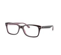 Ray - Ban Unisex Ray - Ban RX5428 2126 Montures optiques Acétate Marron Transparent Carré Normale