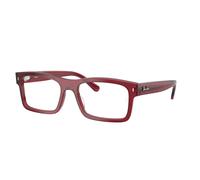 Ray - Ban Unisex Ray - Ban RX5435 8512 Montures optiques Acétate Rouge Transparent Carré Normale