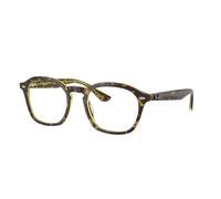 Ray - Ban Unisex Ray - Ban RX5451 8487 Montures optiques Acétate Tortue Transparent Carré Normale