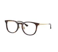 Ray-Ban, unisex, Accessoires, Brun, Taille: 52 MM Monture carrée en acétate