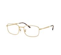 Ray - Ban Unisex Ray - Ban RX6533 2500 Montures optiques Métal Or Transparent Pillow Normale