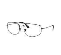 Ray - Ban Unisex Ray - Ban RX6545 EXPLORER 5 2509 Montures optiques Métal Noir Transparent Géométrique Normale