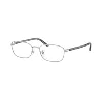 Ray - Ban Unisex Ray - Ban RX6551D 2501 Montures optiques Métal Argent Transparent Pillow Normale