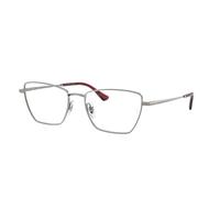 Ray - Ban Unisex Ray - Ban RX6552 2502 Montures optiques Métal Gris Transparent Géométrique Normale