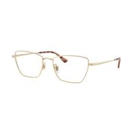 Ray - Ban Unisex Ray - Ban RX6552 2993 Montures optiques Métal Or Transparent Géométrique Normale
