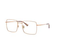 Ray - Ban Unisex Ray - Ban RX6553 3094 Montures optiques Métal Or Transparent Carré Normale