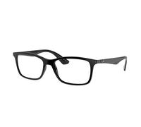 Ray - Ban Unisex Ray - Ban RX7047 2000 Montures optiques Injecté Noir Transparent Carré Normale