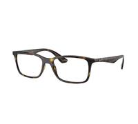 Ray - Ban Unisex Ray - Ban RX7047 2012 Montures optiques Injecté Tortue Transparent Carré Normale