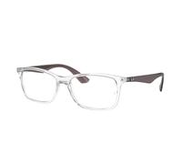 Ray - Ban Unisex Ray - Ban RX7047 5768 Montures optiques Injecté Transparent Transparent Carré Normale