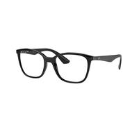 Ray - Ban Unisex Ray - Ban RX7066 2000 Montures optiques Injecté Noir Transparent Carré Normale