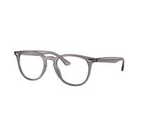 Ray - Ban Unisex Ray - Ban RX7159 8257 Montures optiques Acétate Gris Transparent Pantos Normale
