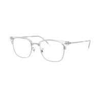 Ray - Ban Unisex Ray - Ban RX7216 NEW CLUBMASTER 2001 Montures optiques Acétate Transparent Transparent Carré Normale