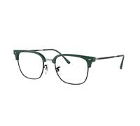 Ray - Ban Unisex RX7216 NEW CLUBMASTER 8208 Montures optiques Acétate Vert Transparent Carré Normale