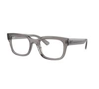 Ray - Ban Unisex Ray - Ban RX7217 CHAD 8263 Montures optiques Acétate Gris Transparent Carré Normale