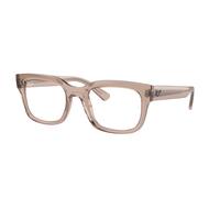 Ray - Ban Unisex Ray - Ban RX7217 CHAD 8317 Montures optiques Acétate Marron Transparent Carré Normale